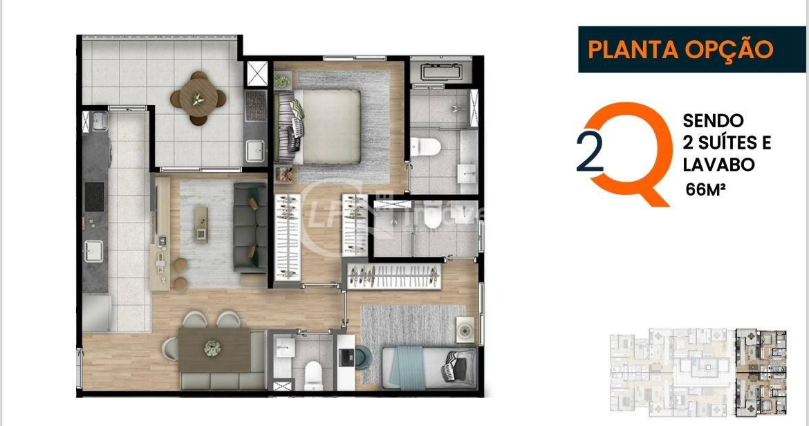 Apartamento, 2 quartos, 77 m² - Foto 29