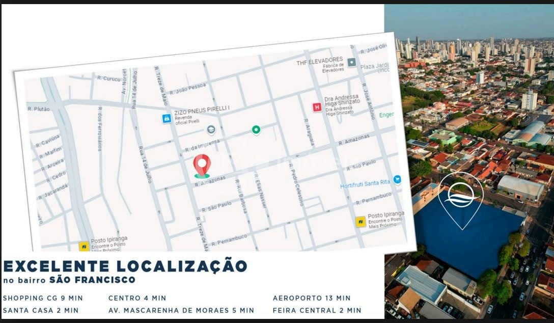 Apartamento à Venda em Campo Grande-MS: 2 Quartos, 1 Suíte, 3 Salas, 1 Banheiro, 2 Vagas de Garagem, 92m² no Monte Castelo!