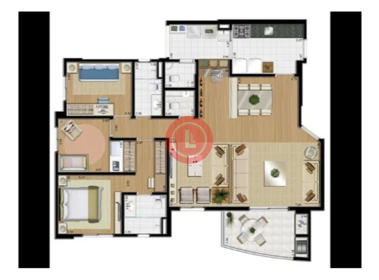Apartamento, 3 quartos, 116 m² - Foto 10