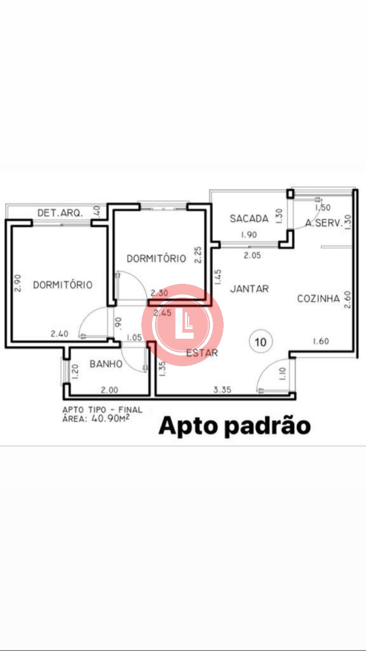 Apartamento, 2 quartos, 41 m² - Foto 4
