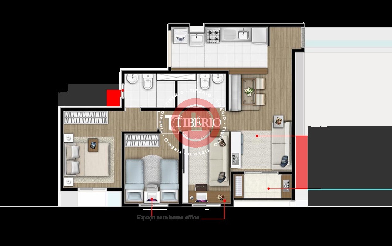 Apartamento, 2 quartos, 46 m² - Foto 38