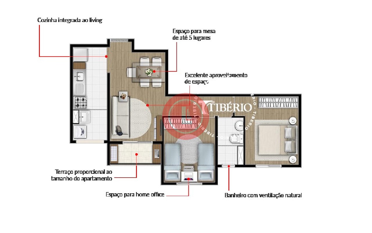 Apartamento, 2 quartos, 46 m² - Foto 36