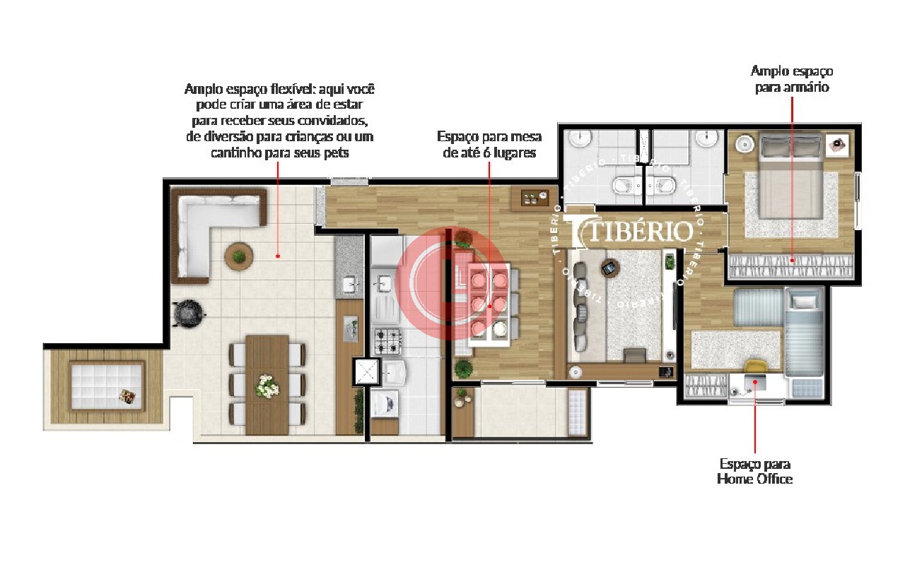 Apartamento, 3 quartos, 59 m² - Foto 31