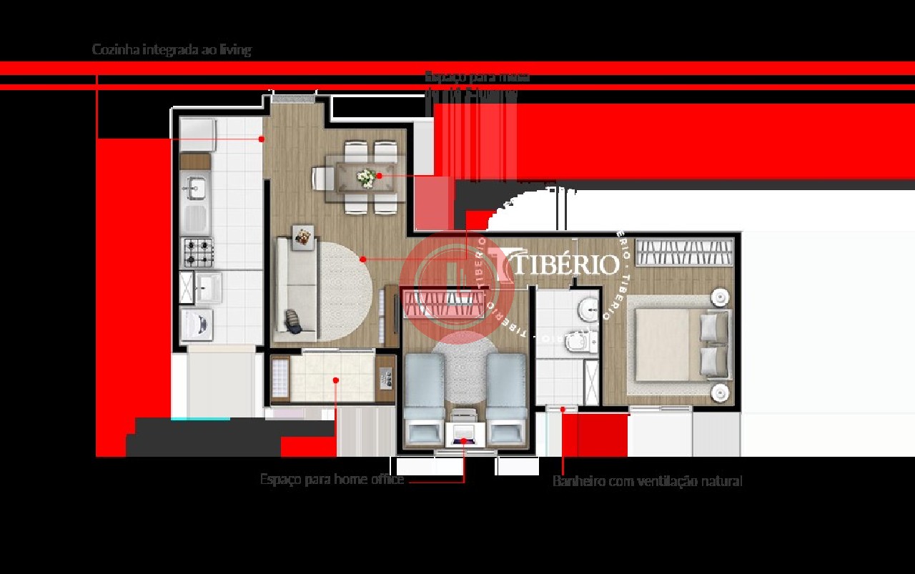 Apartamento, 3 quartos, 59 m² - Foto 36