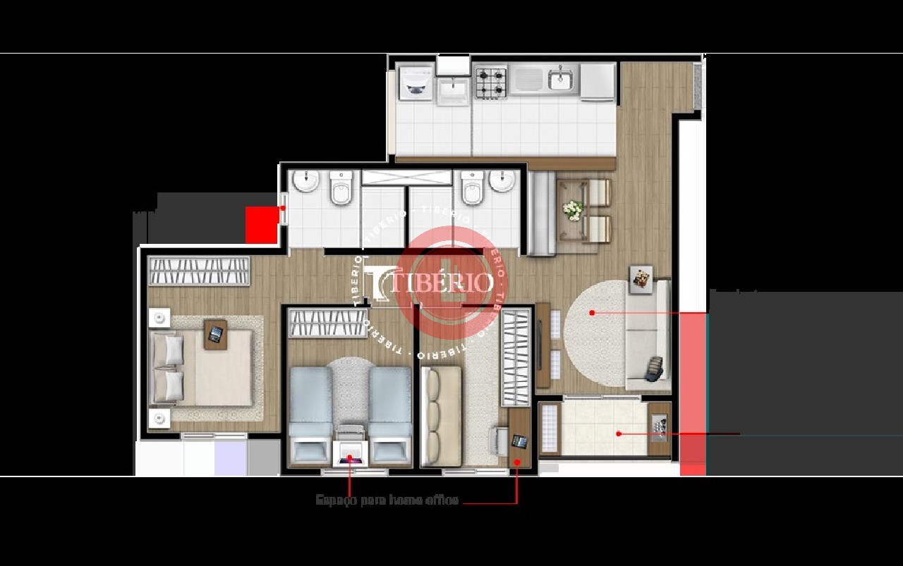 Apartamento, 2 quartos, 46 m² - Foto 37