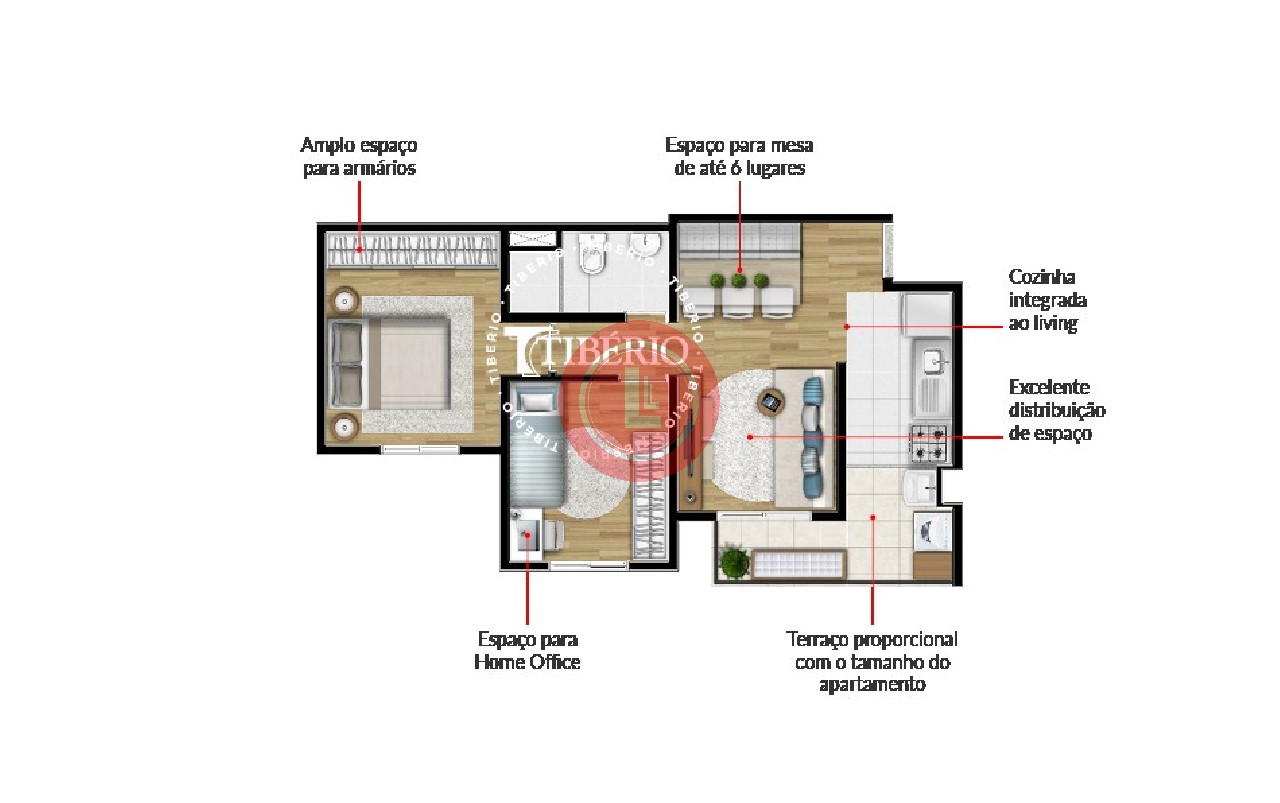 Apartamento, 3 quartos, 59 m² - Foto 25