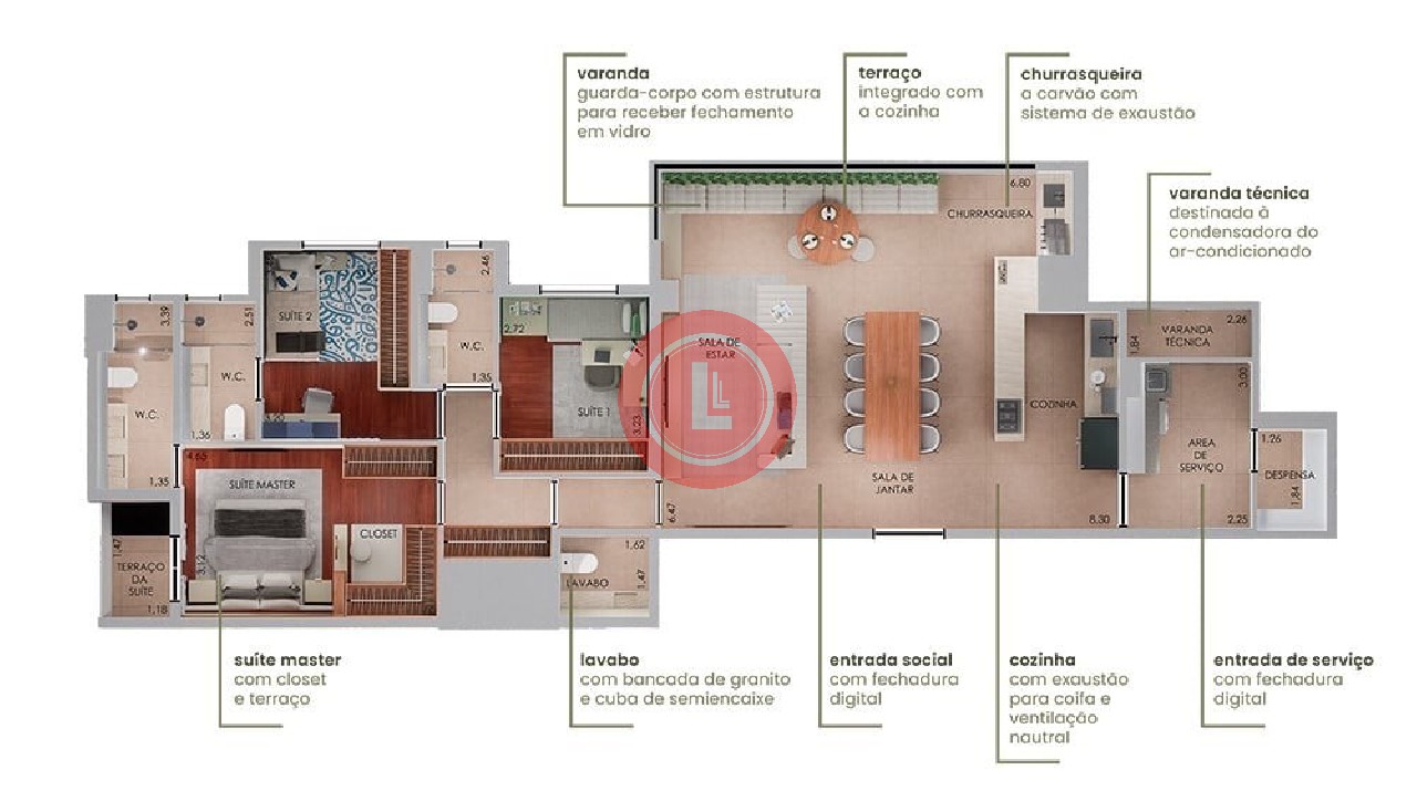 Apartamento, 3 quartos, 134 m² - Foto 27