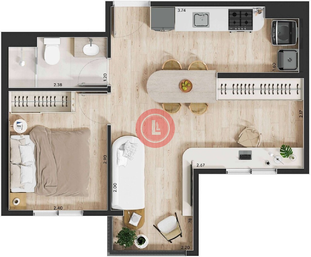 Apartamento, 1 quarto, 24 m² - Foto 20