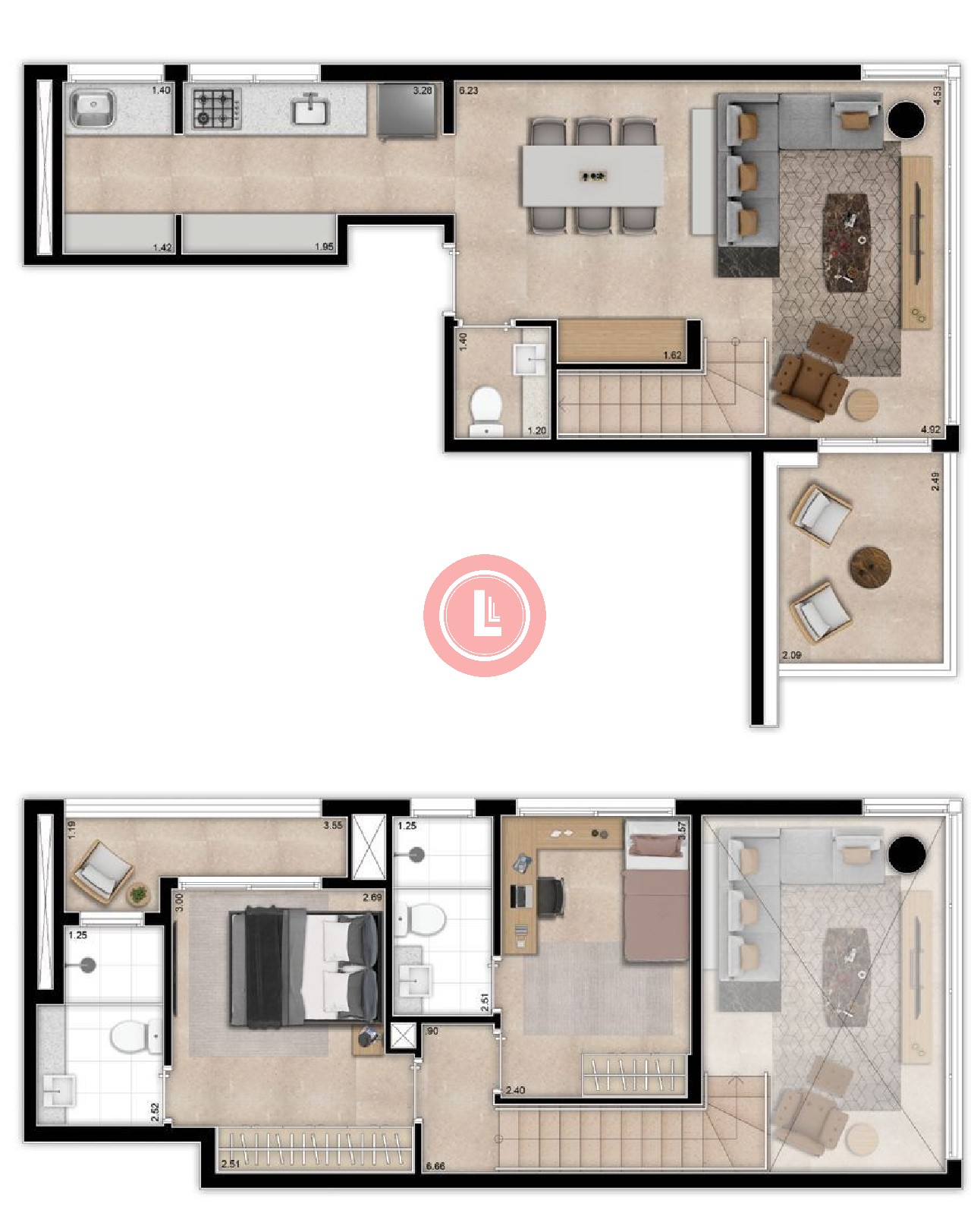 Apartamento, 1 quarto, 45 m² - Foto 33