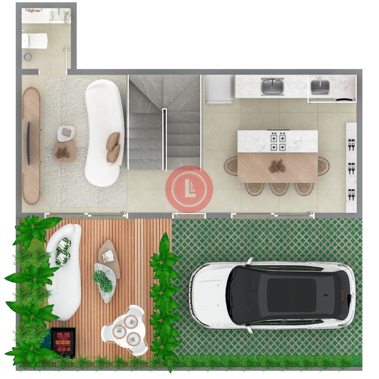 Casa, 2 quartos, 101 m² - Foto 4