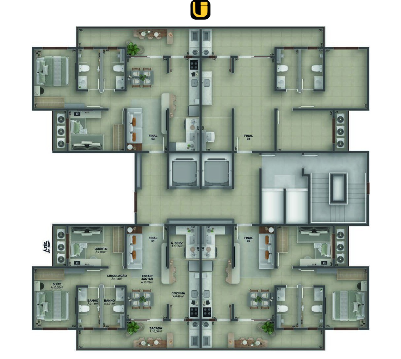 Apartamento, 2 quartos, 69 m² - Foto 4