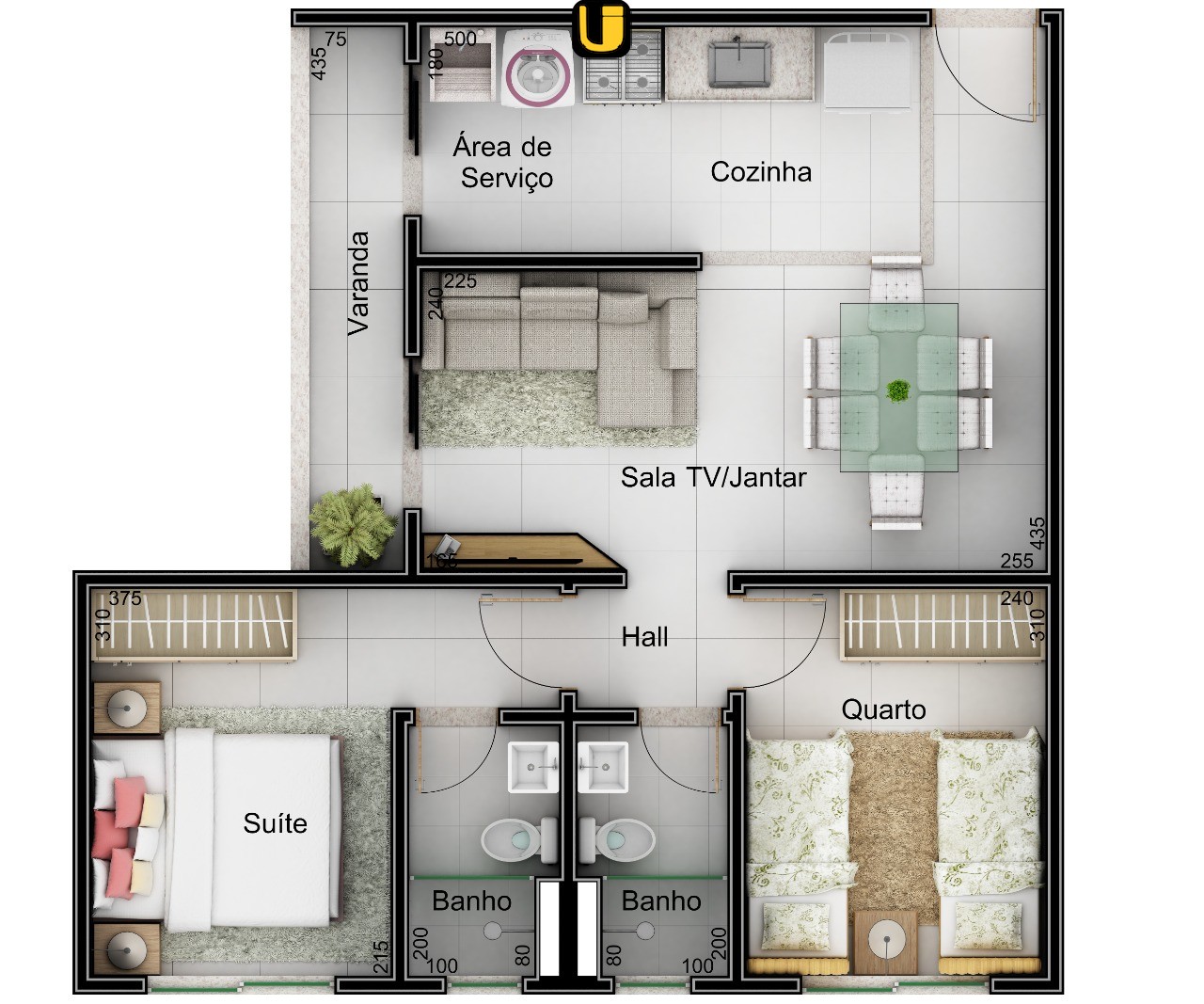 Apartamento, 2 quartos, 52 m² - Foto 27