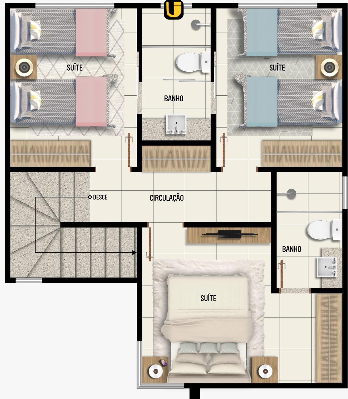 Casa, 3 quartos, 160 m² - Foto 7