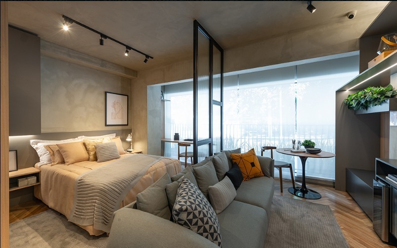Flat/Apart Hotel, 1 quarto, 33 m² - Foto 2