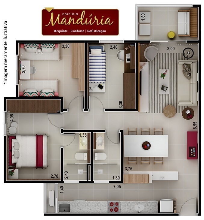 Apartamento, 3 quartos, 83 m² - Foto 20