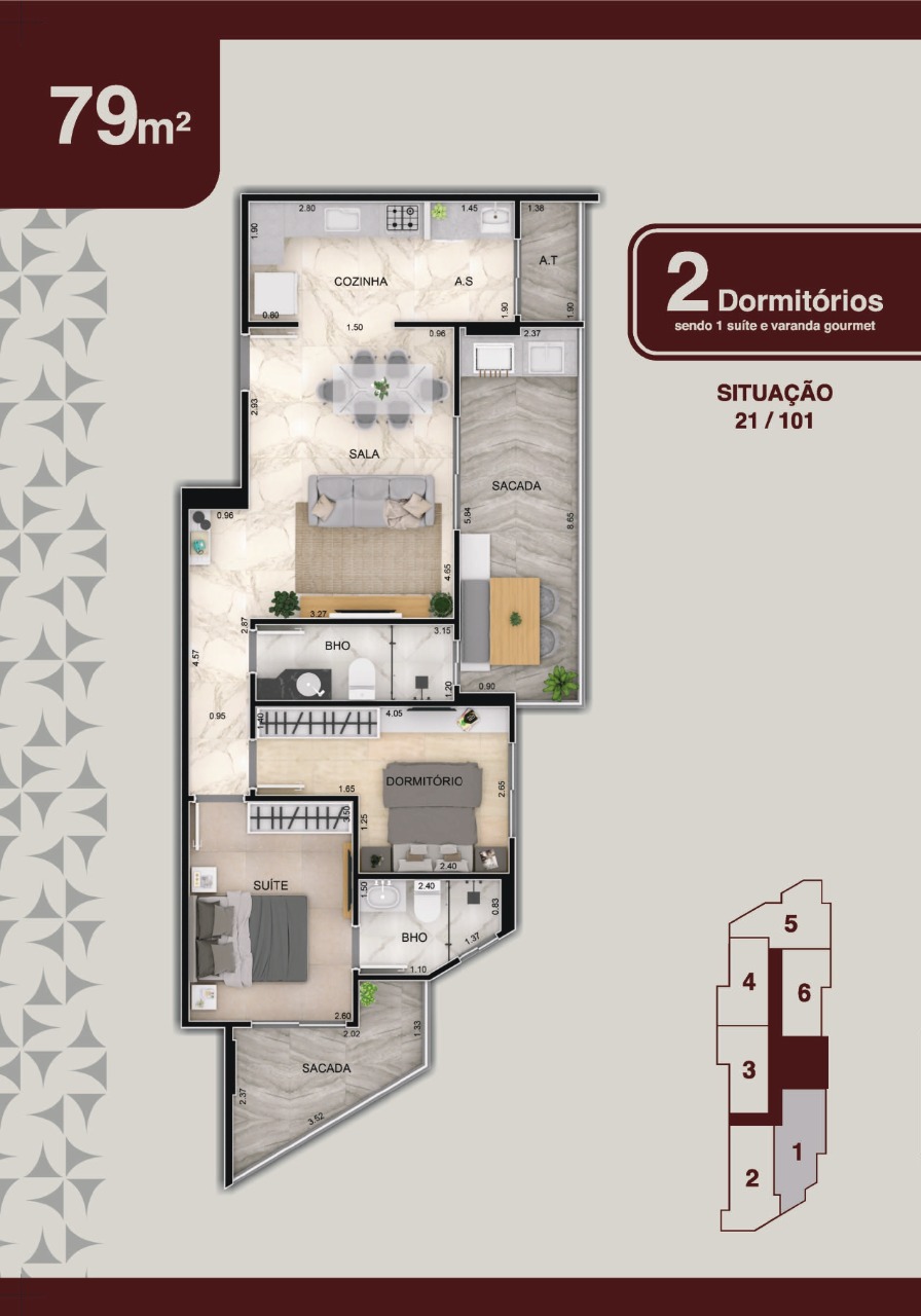 Apartamento, 2 quartos, 79 m² - Foto 20