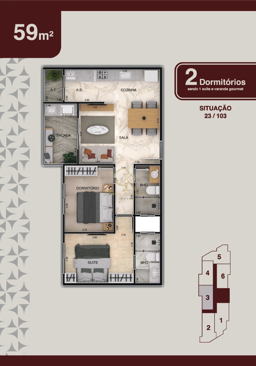Apartamento, 2 quartos, 77 m² - Foto 22