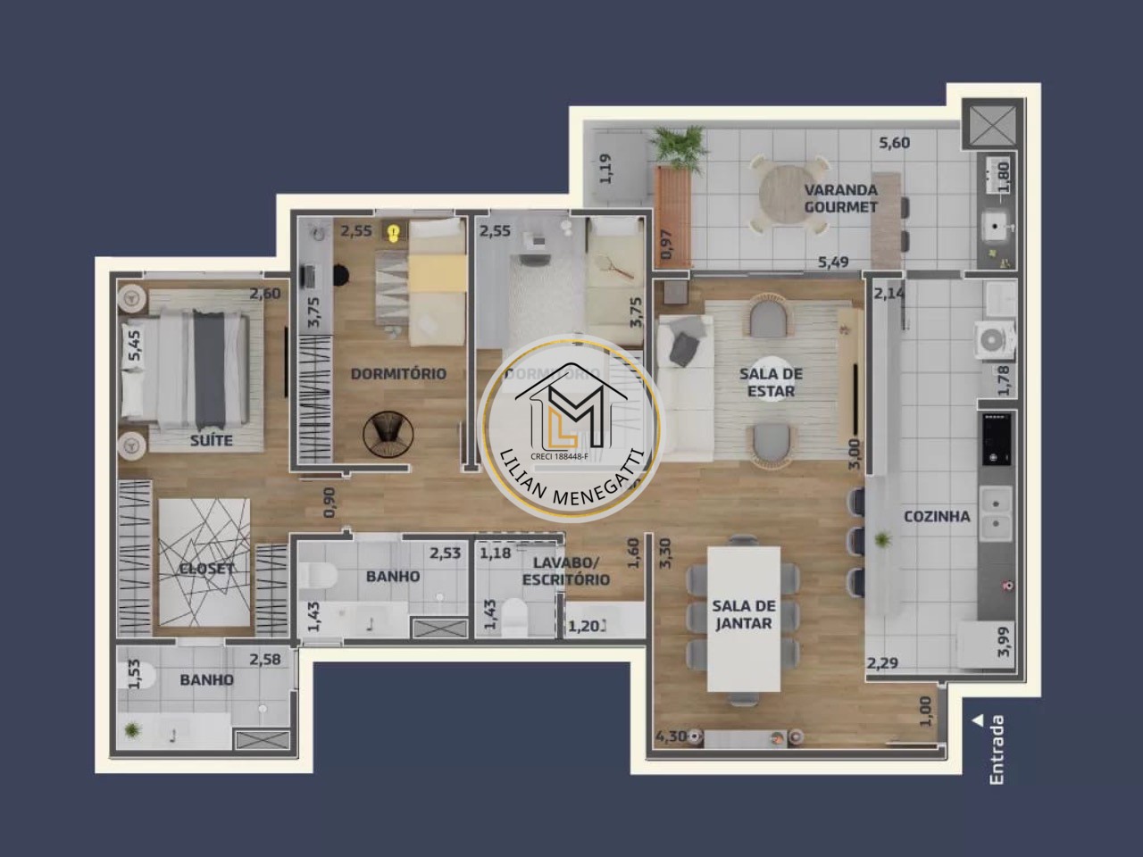 Apartamento, 3 quartos, 95 m² - Foto 9