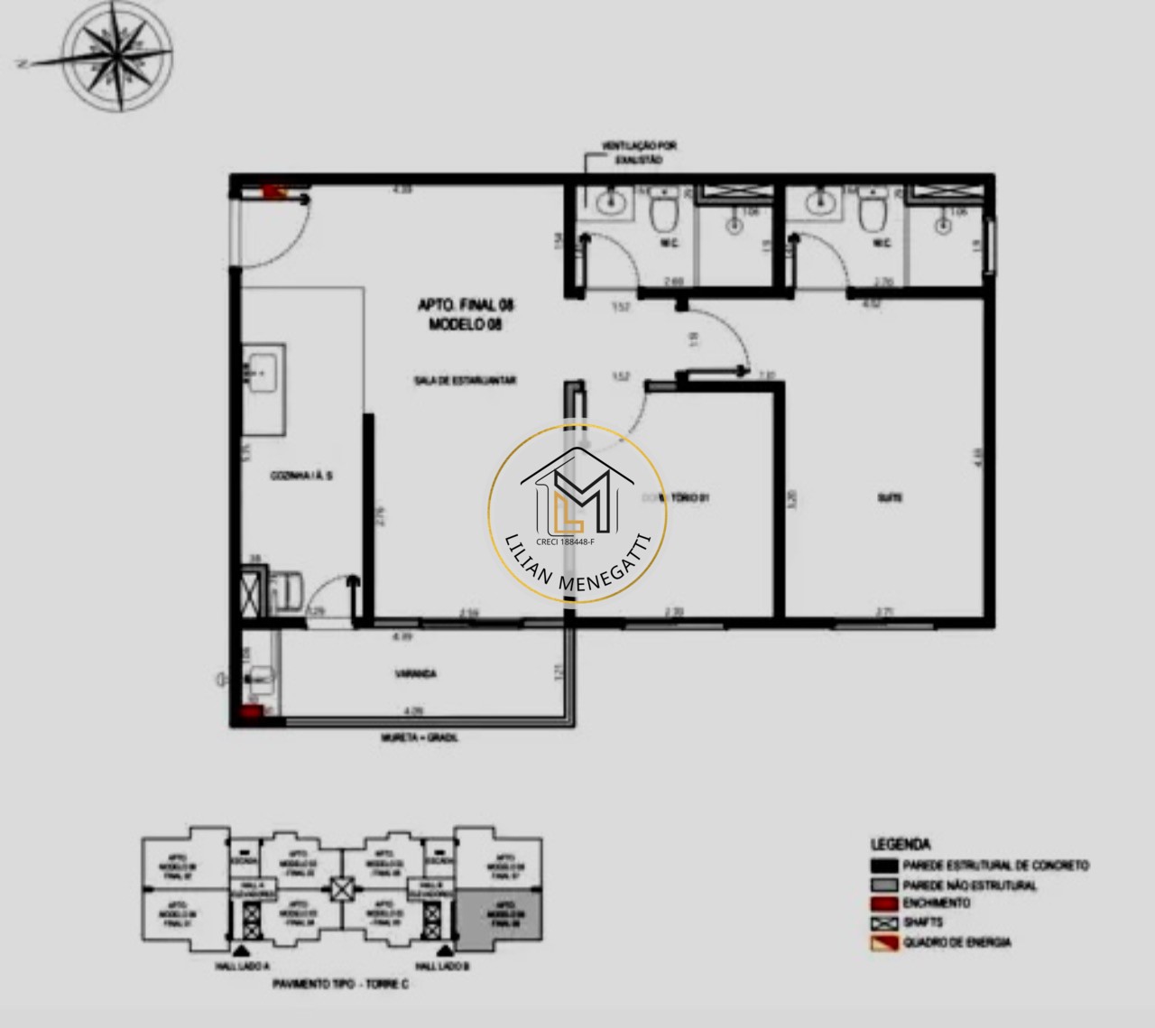 Apartamento, 2 quartos, 68 m² - Foto 3