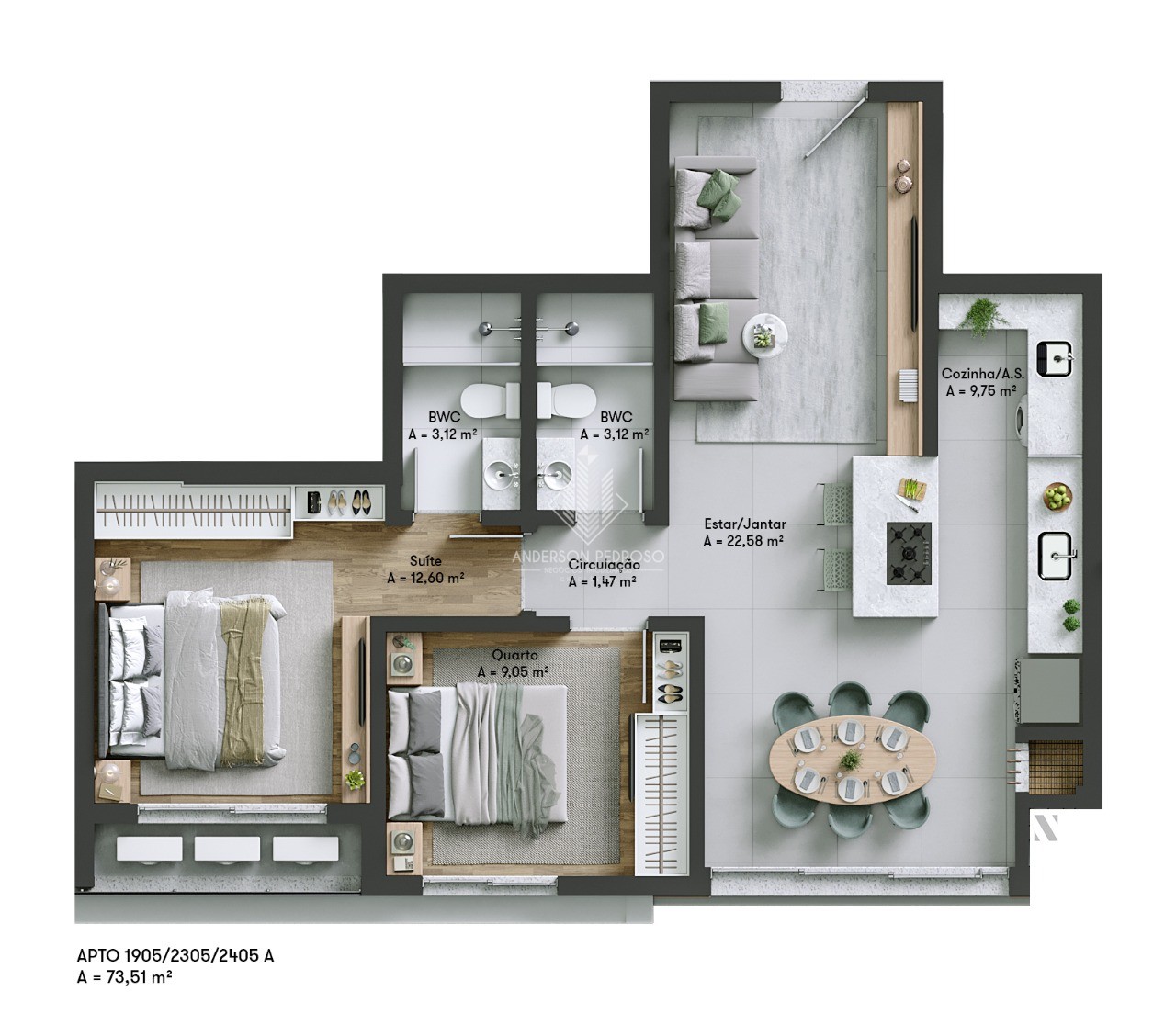 Apartamento, 3 quartos, 110 m² - Foto 33