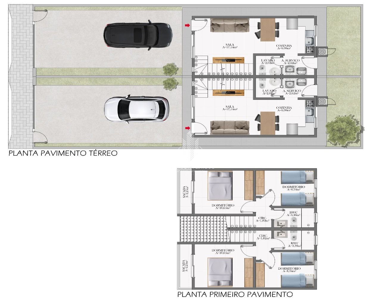 Casa, 2 quartos, 64 m² - Foto 6