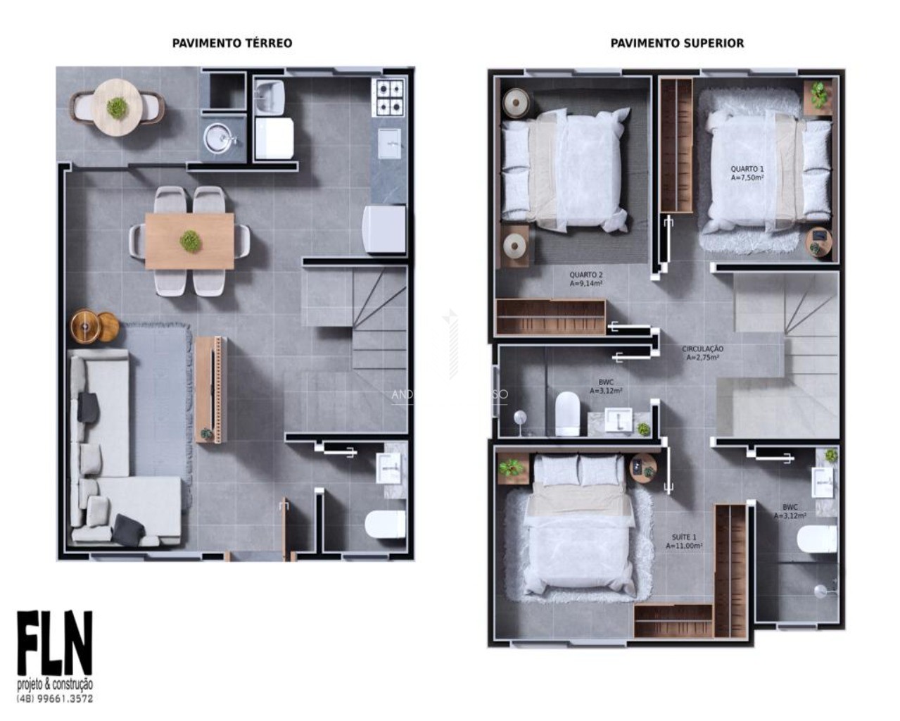 Casa, 3 quartos, 94 m² - Foto 7