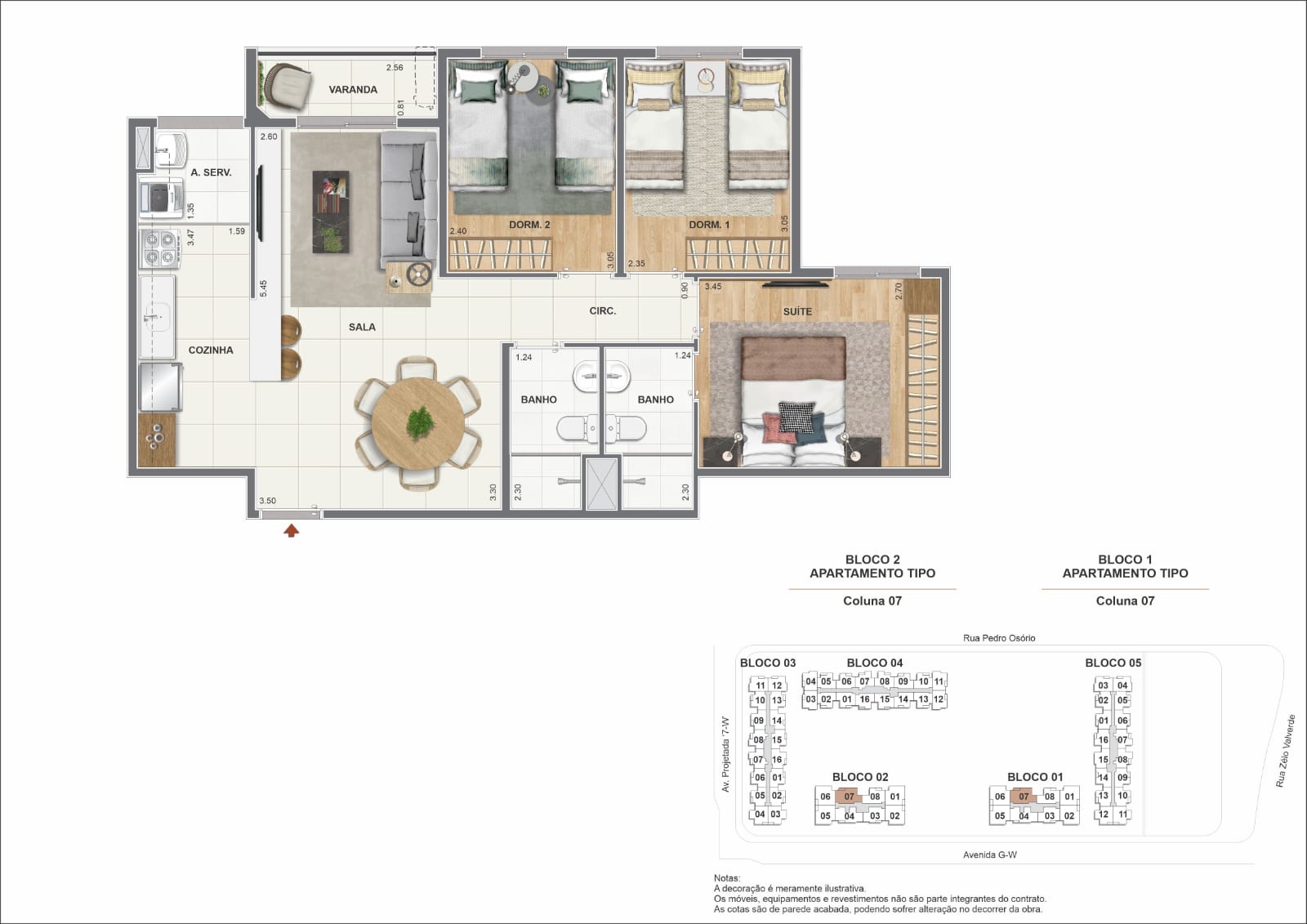 Apartamento a venda no Recreio com 3 quartos, sendo 1 suíte com vaga de garagem. Perfeita localização, a poucos metros da praia