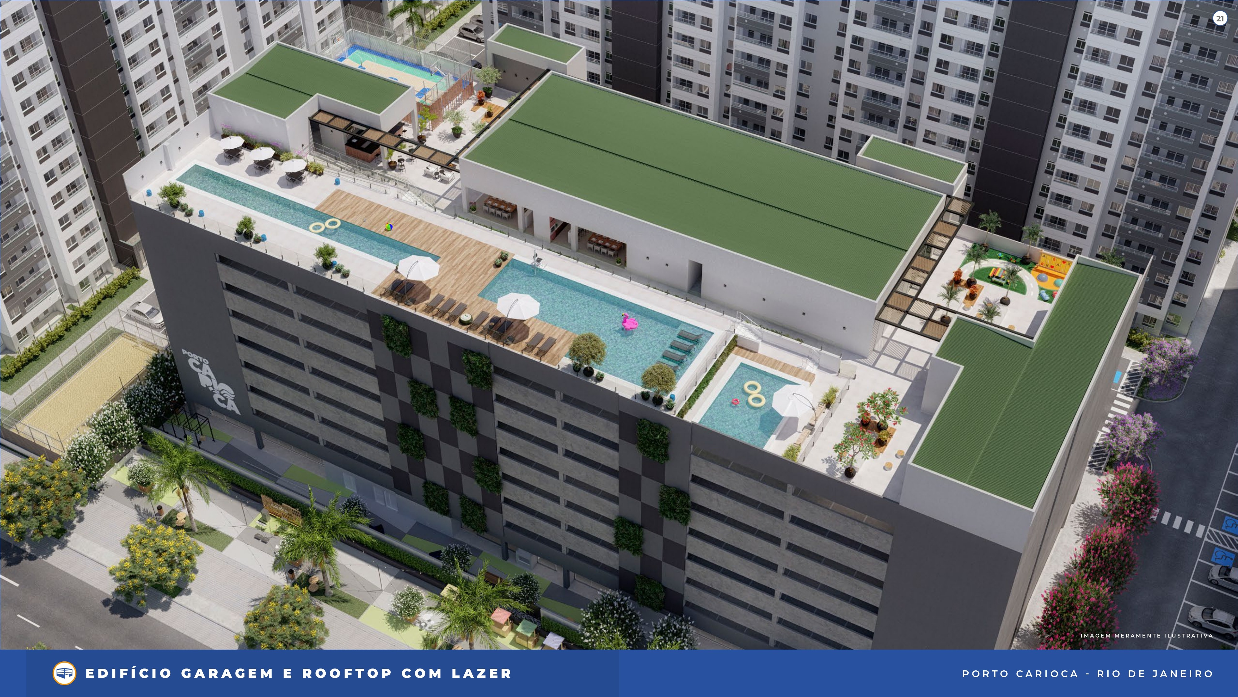 PORTO CARIOCA, APARTAMENTO COM 2 QUARTOS COM VARANDA, SUÍTE VAGA DE GARAGEM
