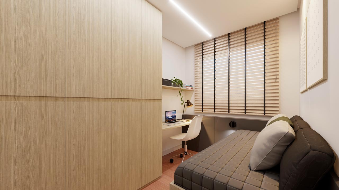 Porto carioca, apartamento com 2 quartos com varanda, suíte 