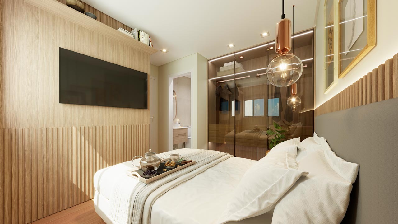 Porto carioca, apartamento com 2 quartos com varanda, suíte 