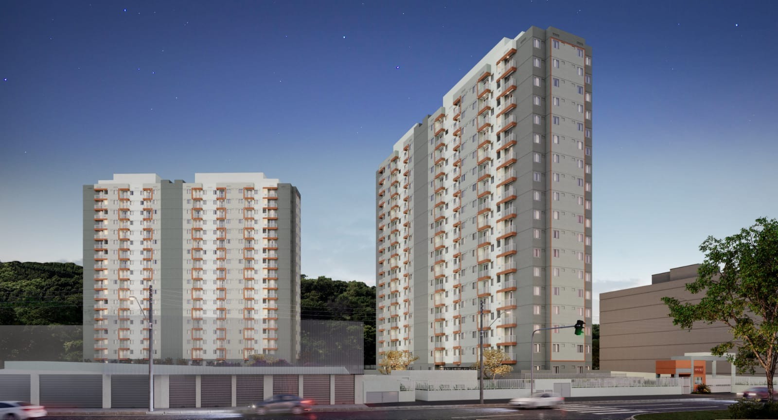 Connect Bonsucesso- Apartamento a venda em Bonsucesso com 1 e 2 quartos com varanda