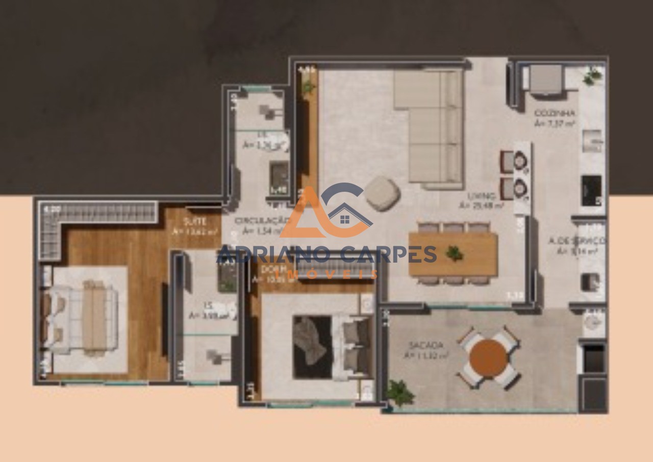 Apartamento, 2 quartos, 93 m² - Foto 9