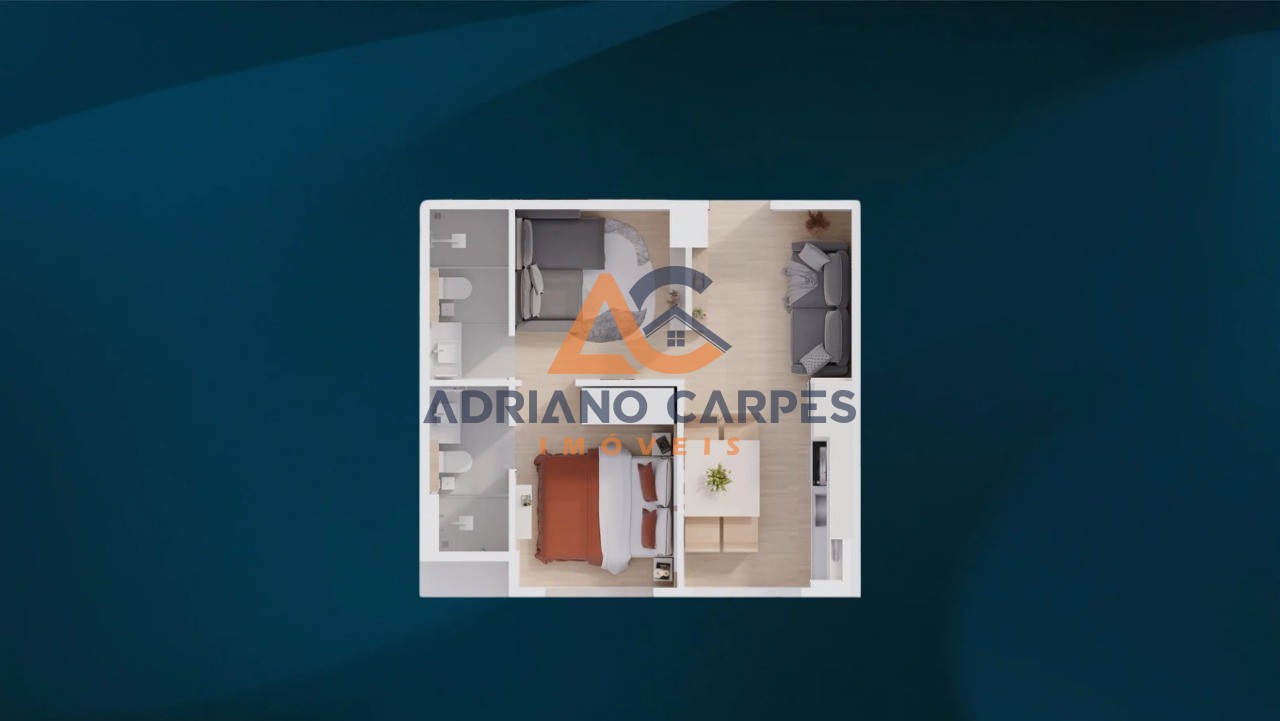 Apartamento com 1 Suíte, alto padrão na quadra mar do Gravatá - Navegantes Adriano Carpes Imóveis Vende