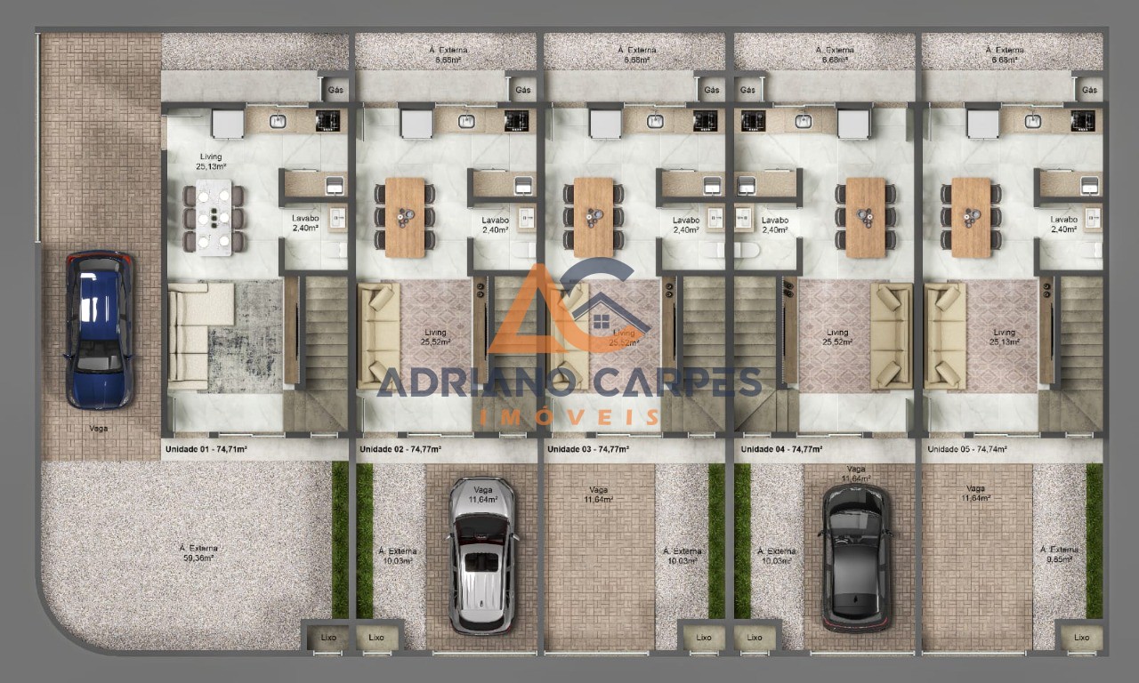 Casa, 2 quartos, 104 m² - Foto 3