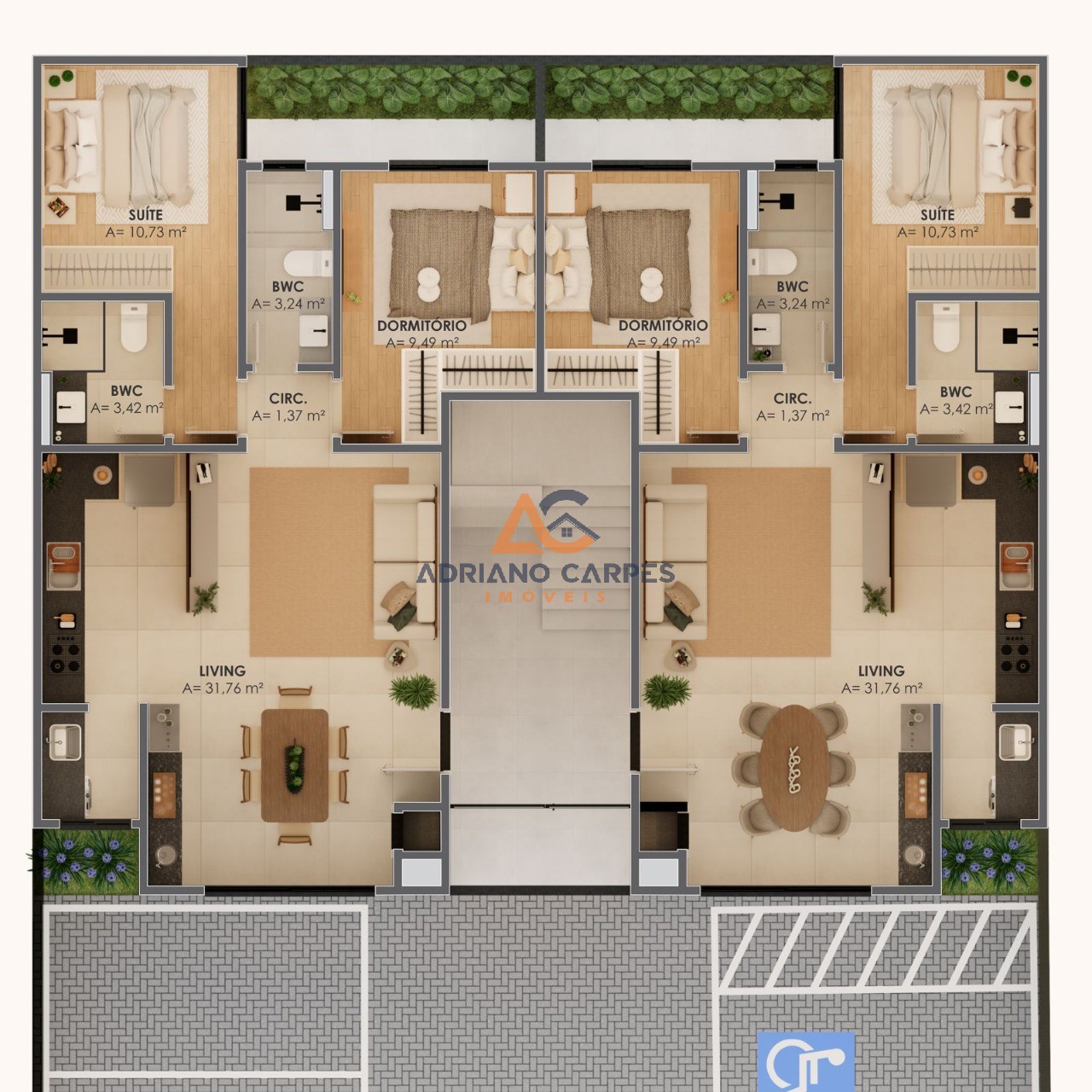 Apartamento, 2 quartos, 58 m² - Foto 6