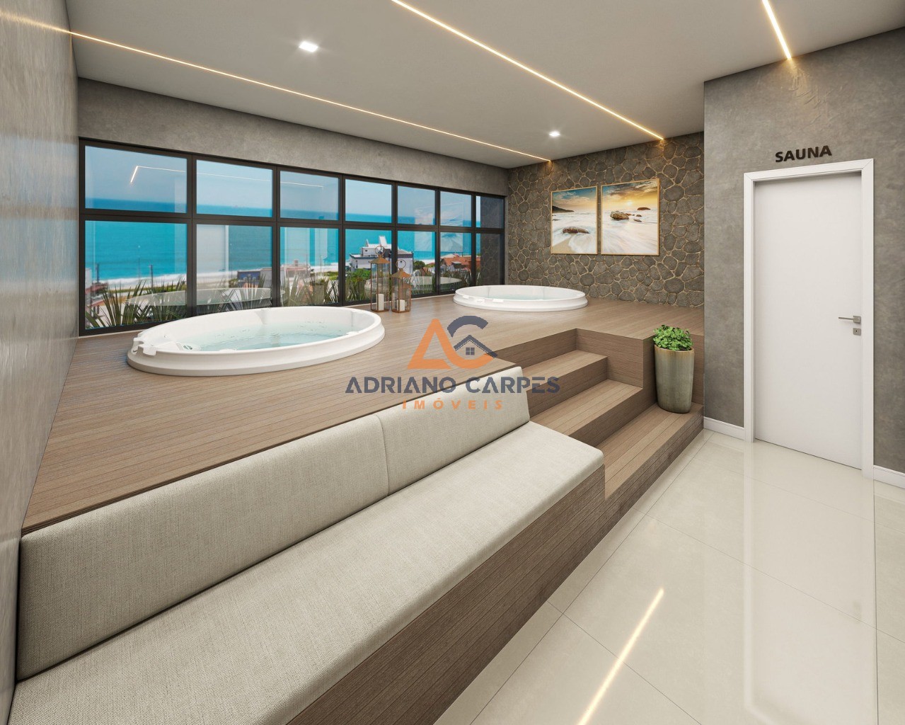 Apartamento com 02 dormitórios sendo 1 suíte, localizado no 