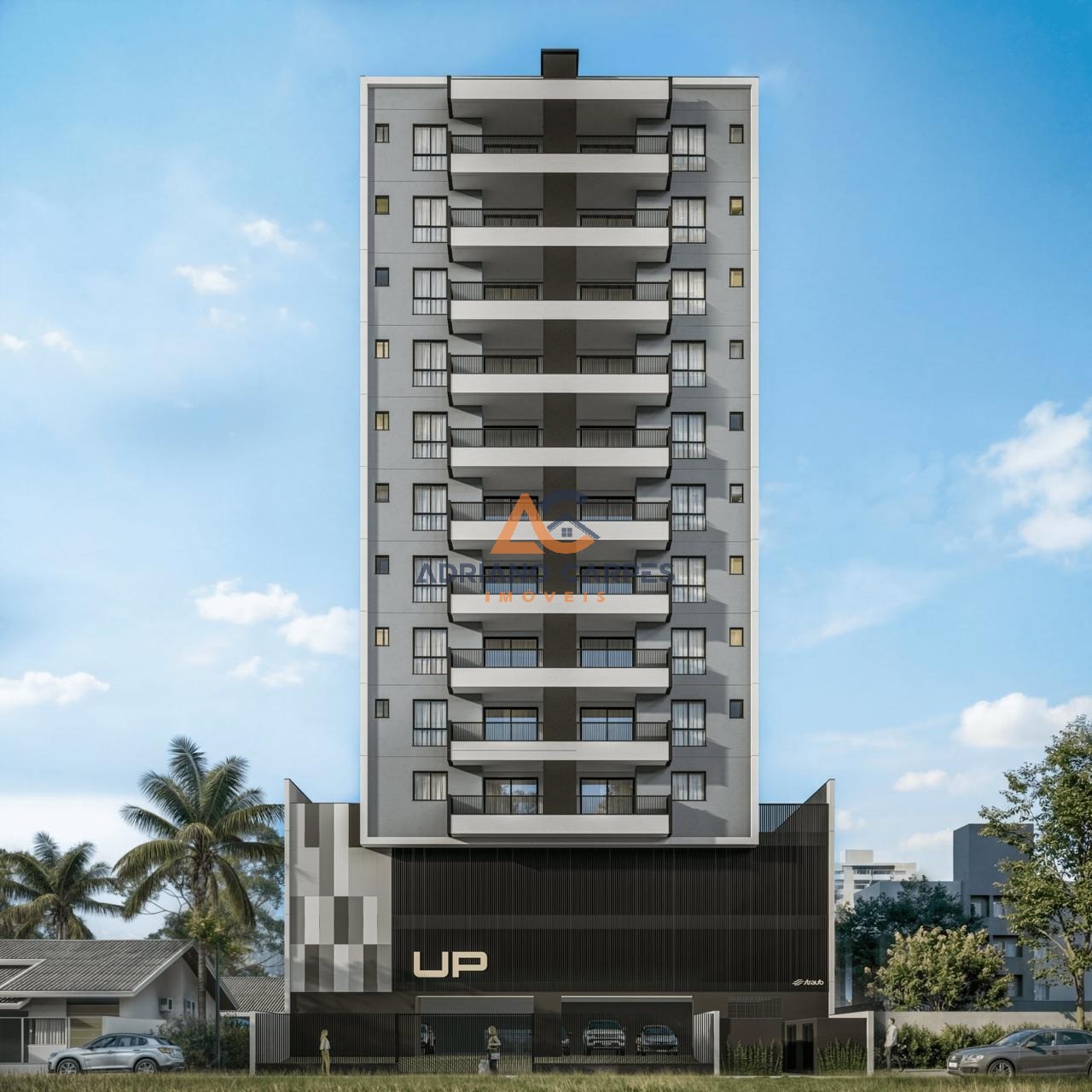 LANÇAMENTO: Studio com 1 suíte, estar e jantar integrado e vaga de garagem no Centro de Navegantes a venda com Adriano Carpes Imóveis.