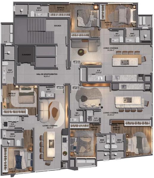 Apartamento, 2 quartos - Foto 11