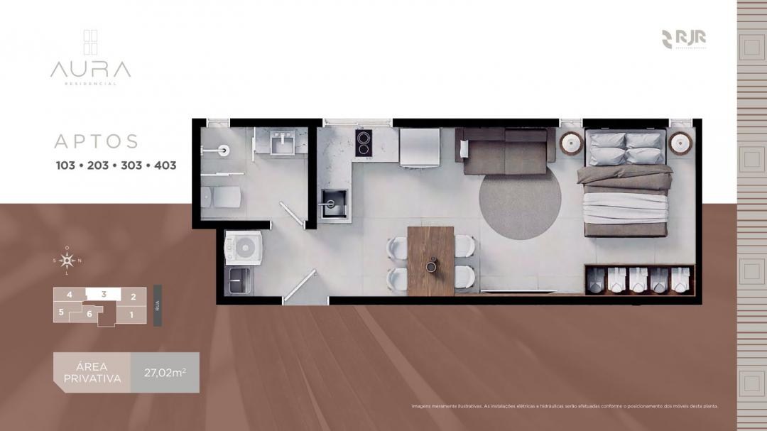 Apartamento, 1 quarto - Foto 9