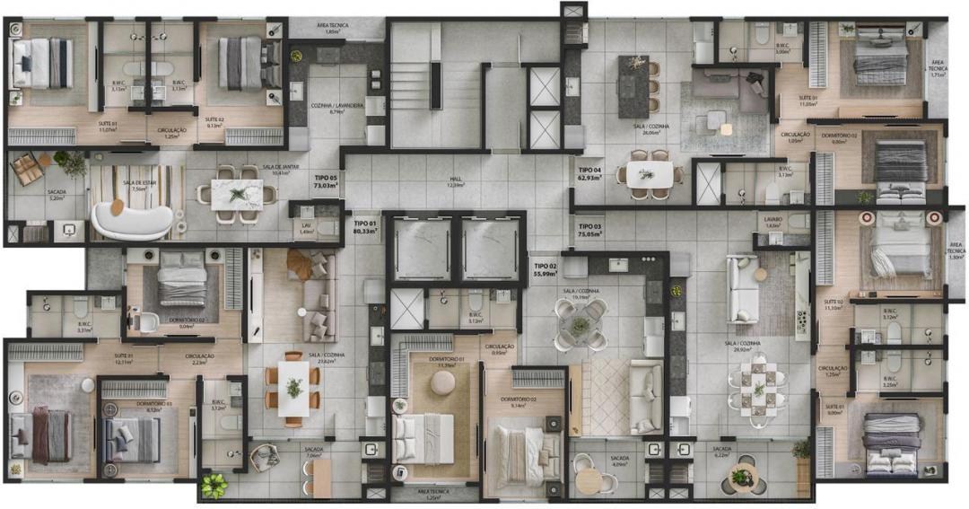 Apartamento, 2 quartos - Foto 8