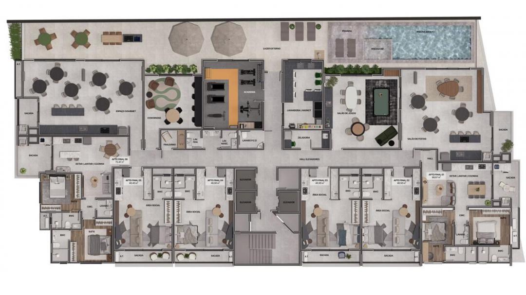 Apartamento, 1 quarto - Foto 8