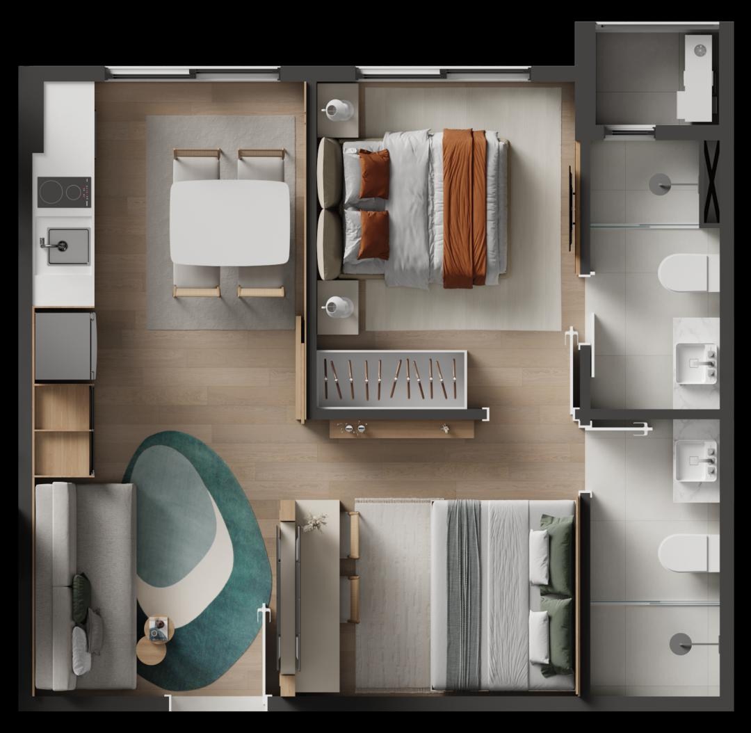 Apartamento, 1 quarto - Foto 22