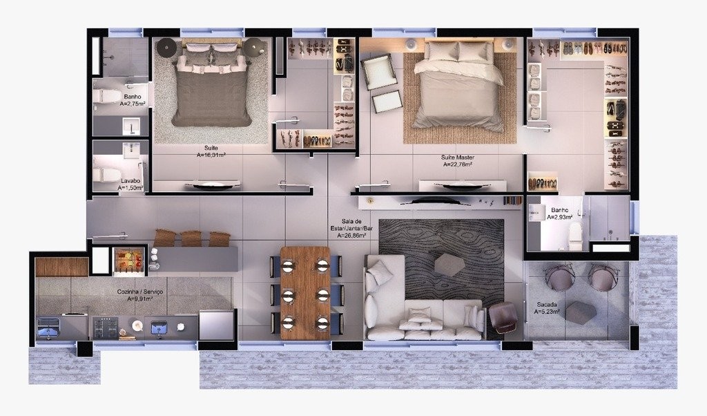 Apartamento, 3 quartos, 211 m² - Foto 28