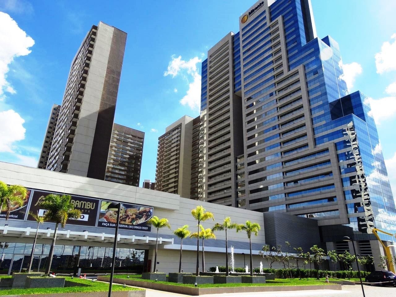 Rua Copaíba DF Century Plaza 1 Quarto 1 Vaga 44m² Varanda Armários Reformado