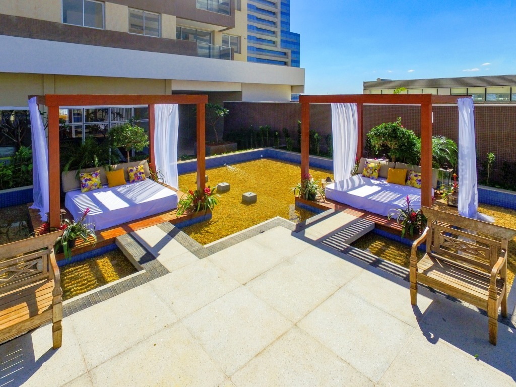 Rua Copaíba DF Century Plaza 1 Quarto 1 Vaga 44m² Varanda Armários Reformado