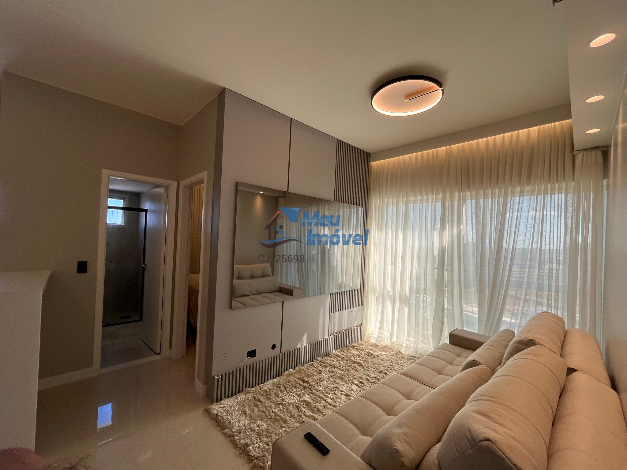 Av sibipiruna smart 1 quarto 43m² 1 vaga reformado mobiliado