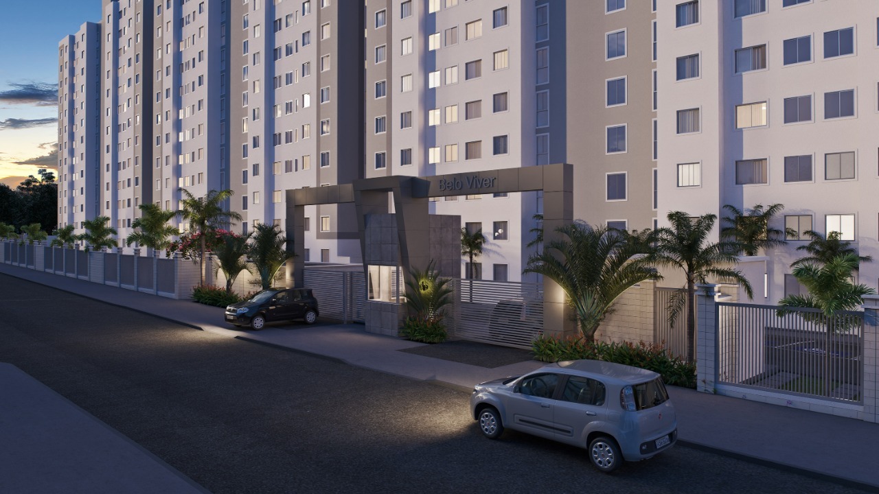 QR 110 Res Belo Viver Samambaia 2 Quartos 1 Vaga 42,11 m² Ac Financiamento