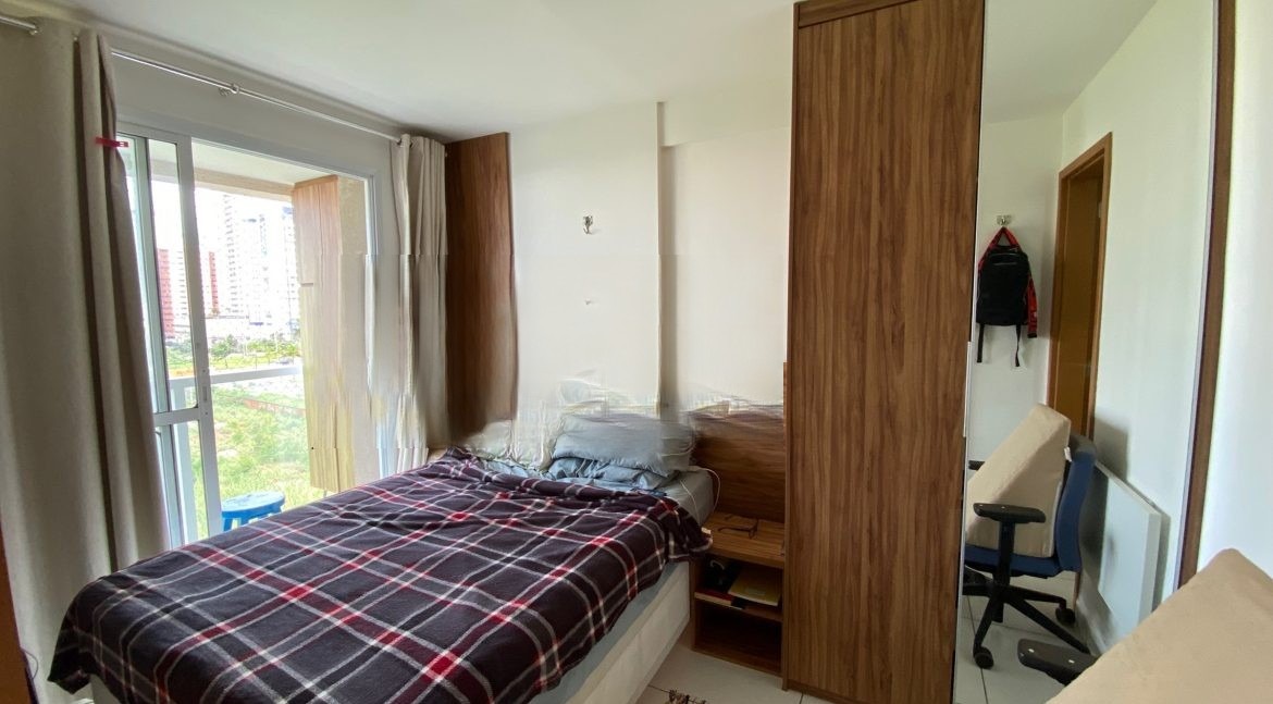Blend apto águas claras 1 quarto 1 suíte 1 vaga 34m² armário