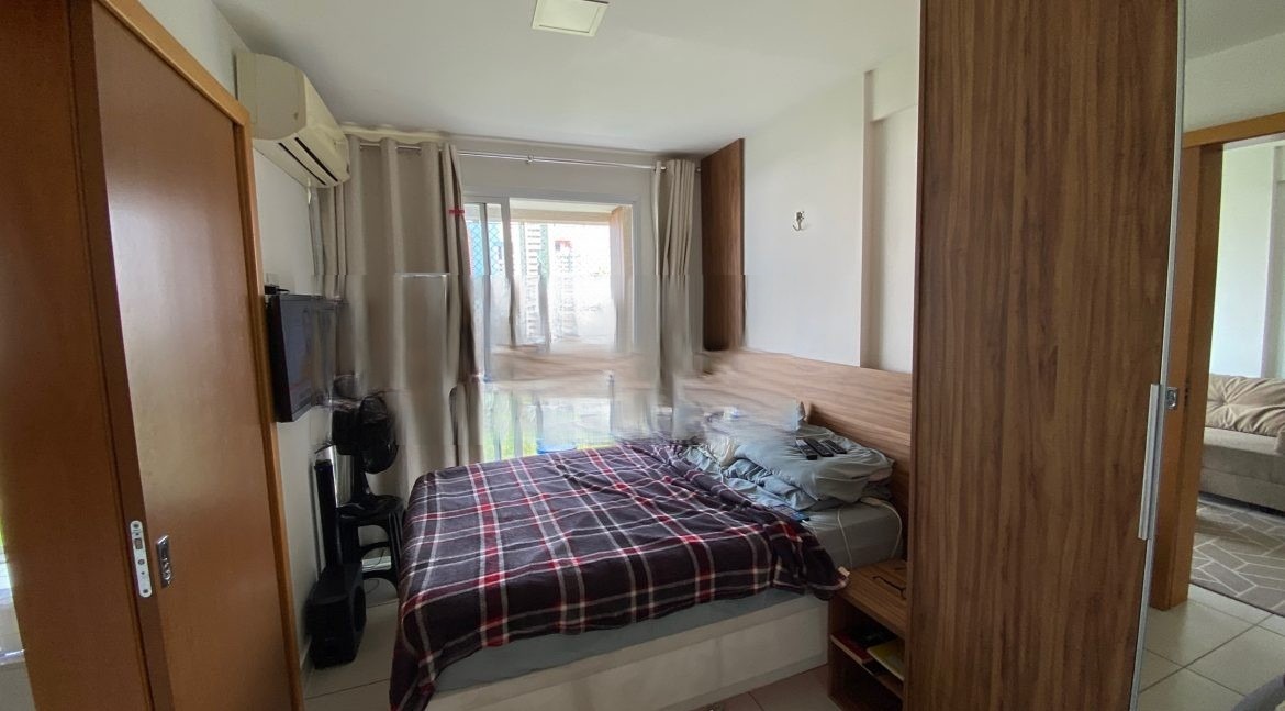 Blend apto águas claras 1 quarto 1 suíte 1 vaga 34m² armário