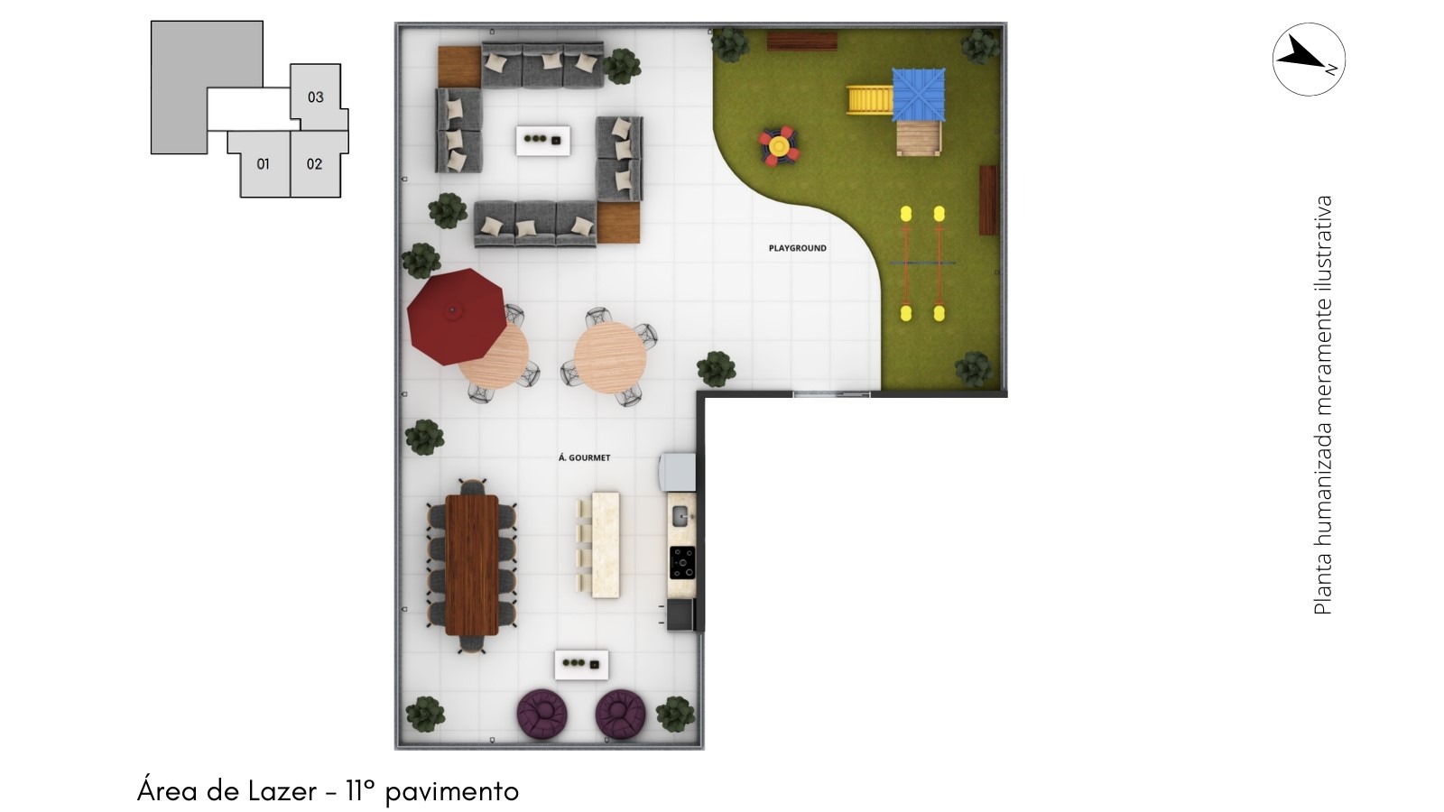 Residencial Iohana Reis Samambaia Norte APTO 2 Quartos 1 Vaga 47,6m² Varanda